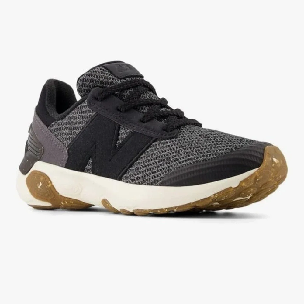 New Balance 1440v1 Lace Up Running‎ Shoe Black Beige Big Kid 5.5 Women's 7